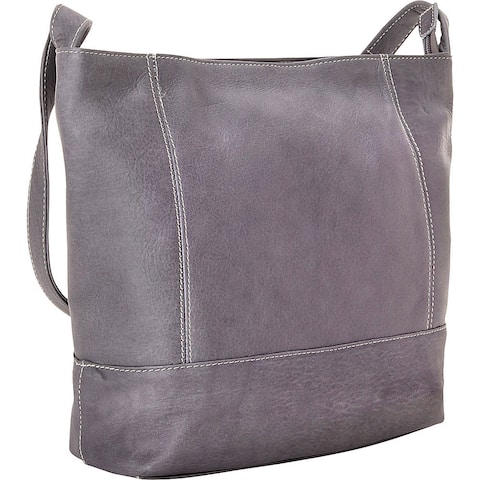 LeDonne Leather Women's Full-grain Cowhide Leather Everyday Shoulder Bag