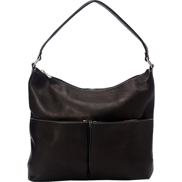 Shop LeDonne Leather Hickory Leather Shoulder Bag - Free Shipping Today ...
