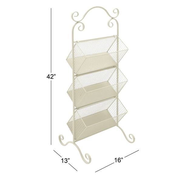 Awesome Metal 3 Tier Rack White - Bed Bath & Beyond - 11832602