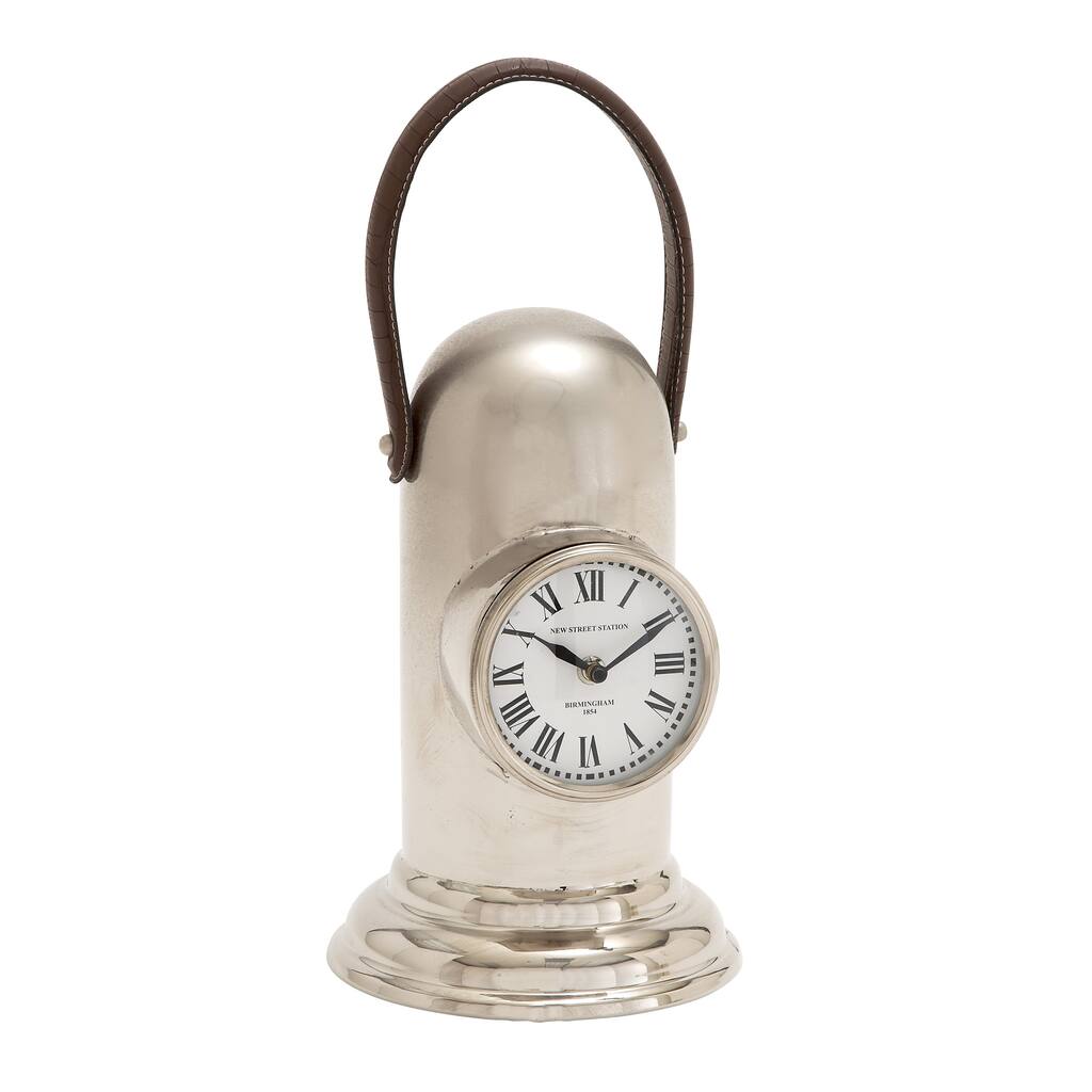 Unique And Distinct Stainless Steel Table Clock