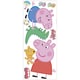 preview thumbnail 2 of 1, Peppa the Pig - Peppa/George Playtime Peel and Stick Giant Wall Decals by RoomMates