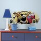 preview thumbnail 1 of 1, Kung Fu Panda w/Friends Multicolored Peel-and-Stick Giant Wall Graphic