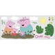 preview thumbnail 2 of 2, Peppa Pig Family Muddy Puddles Giant Peel and Stick Wall Decals