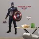 preview thumbnail 1 of 2, Captain America Civil War Peel and Stick Giant Wall Decals