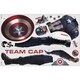 preview thumbnail 3 of 2, Captain America Civil War Peel and Stick Giant Wall Decals