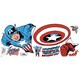 preview thumbnail 3 of 2, Classic Captain America Comic Peel and Stick Giant Wall Decals