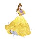 preview thumbnail 3 of 3, Disney Sparkling Belle Peel and Stick Giant Wall Decals by RoomMates