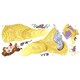 preview thumbnail 4 of 3, Disney Sparkling Belle Peel and Stick Giant Wall Decals by RoomMates