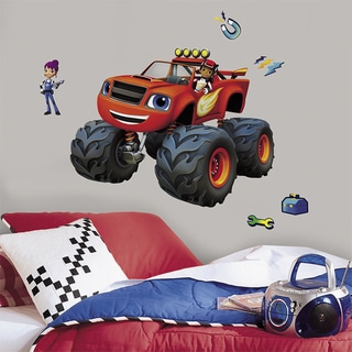 Blaze AJ and Gabby Multicolored Peel-and-Stick Giant Wall Decal