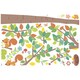 preview thumbnail 4 of 3, Tree and Woodland Creatures Peel and Stick Giant Wall Decals