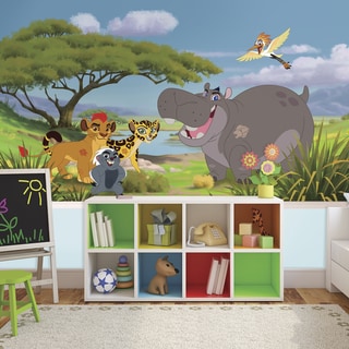 Lion Guard XL 6-foot x 10-foot 6-inch Ultra-strippable Prepasted Chair Rail Mural