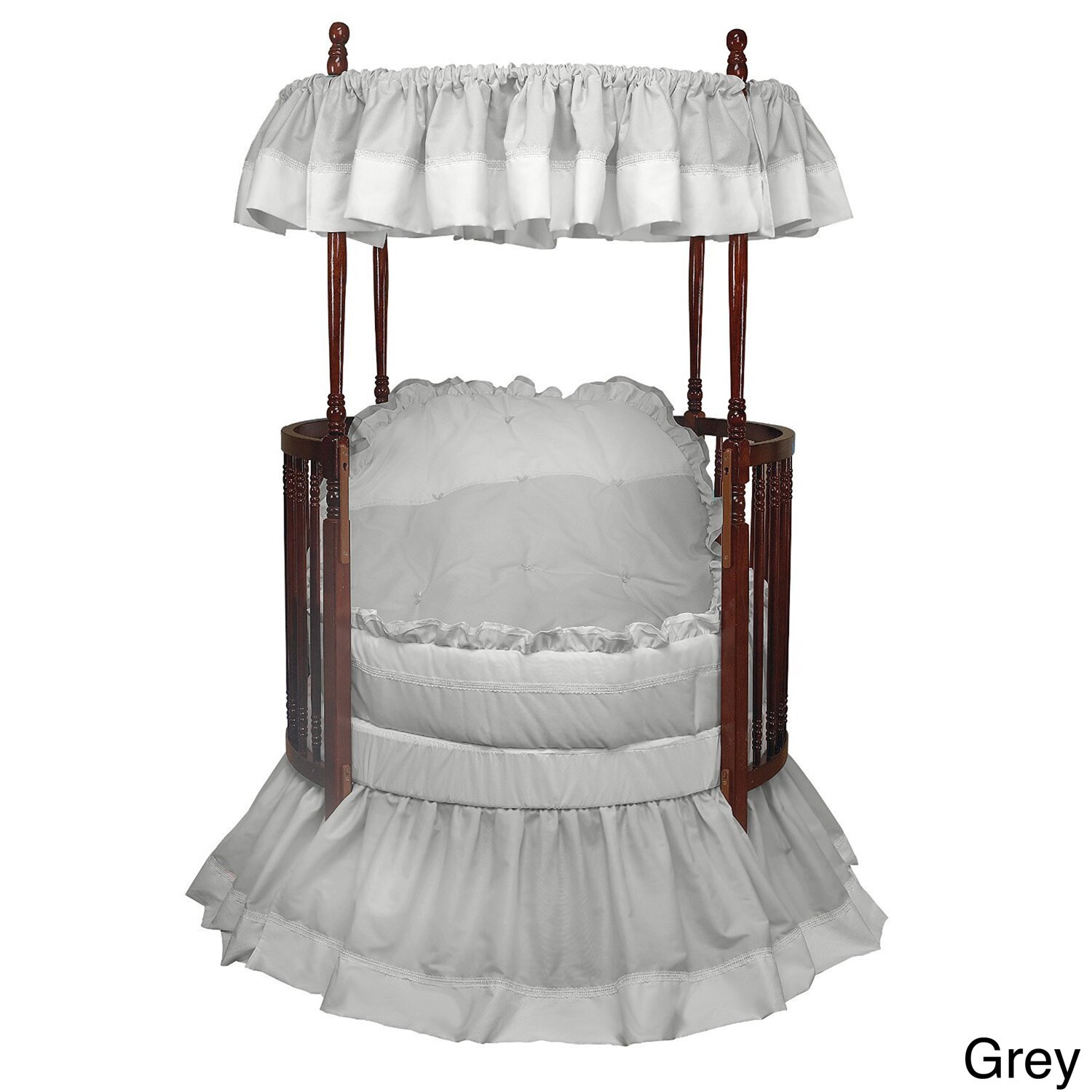 round crib grey