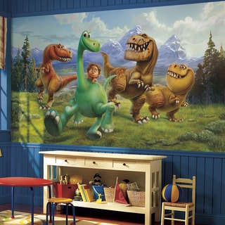 The Good Dinosaur XL Ultra-strippable 6-foot x 10-foot-6 inch Prepasted Chair Rail by RoomMates