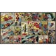 preview thumbnail 2 of 0, Marvel Comic XL Chair Rail Prepasted 6-foot x 10-foot-6-inch Ultra-strippable Mural by RoomMates