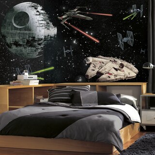 Star Wars Vehicles XL 6-foot x 10.5-foot Chair Rail Prepasted Ultra-strippable Mural by RoomMates