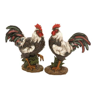 The Cool Polystone Rooster 2 Assorted