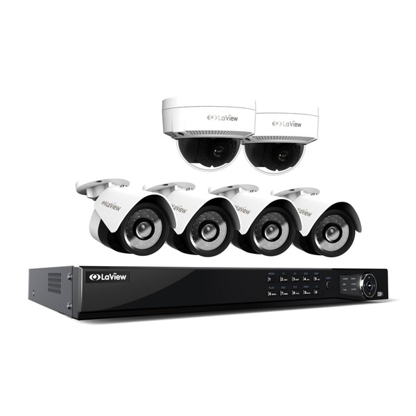 Shop LaView 1080p IP NVR 8 Channel 4TB Hard Drive Video ...
