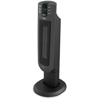 DeLonghi 28-inch, 1500-watt Black Safeheat Ceramic Tower Heater