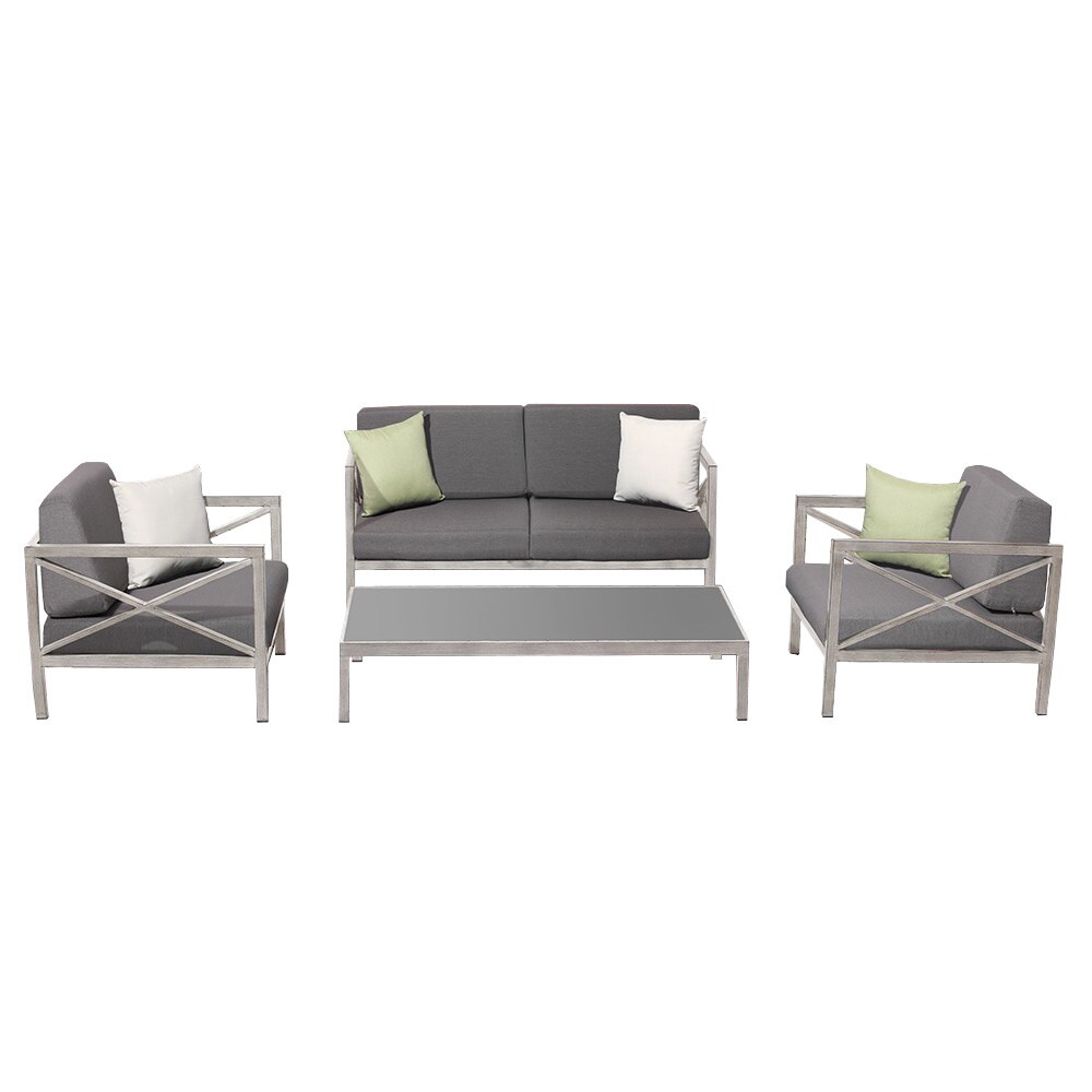 Ove Decors Pasadena Brown And Grey Wicker Aluminum 4 Ove Decors Pasadena Brown And Grey