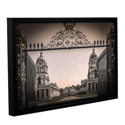 Richard James's 'Royal Naval Collage' Gallery Wrapped Floater-framed Canvas - Multi