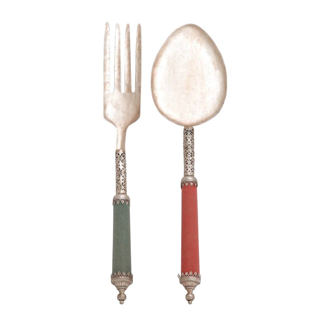 Antique Styled Attractive Metal Spoon Fork