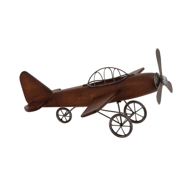 Fascinating Styled Wood Metal Airplane   18738802  