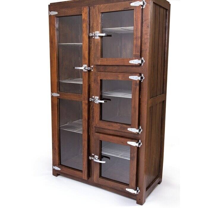 Lush Euro Waxed Mango Wood Wardrobe