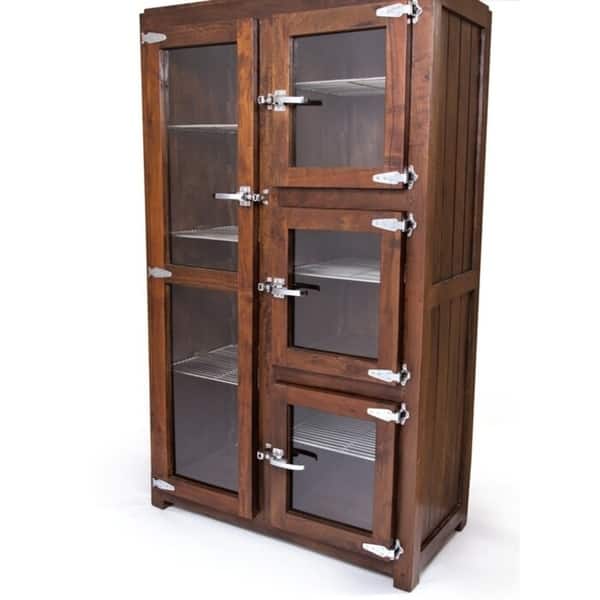 slide 2 of 2, Lush Euro Waxed Mango Wood Wardrobe