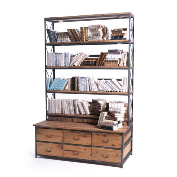 Shop Reclaimed Wood Bookshelf Overstock 11836151