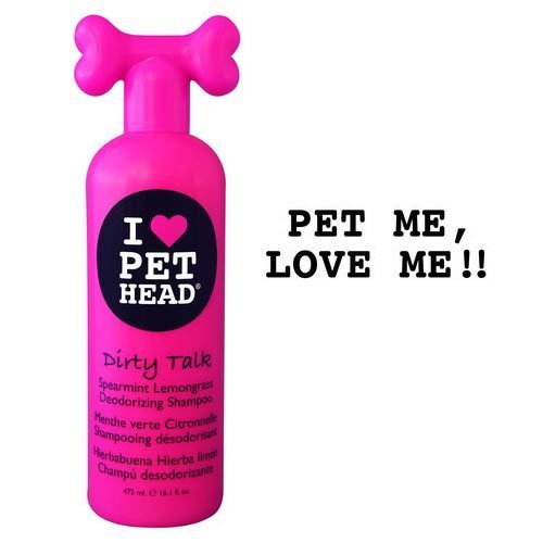 Pet Head Dirty Talk Deodorizing Dog Shampoo Spearmint Lemongrass