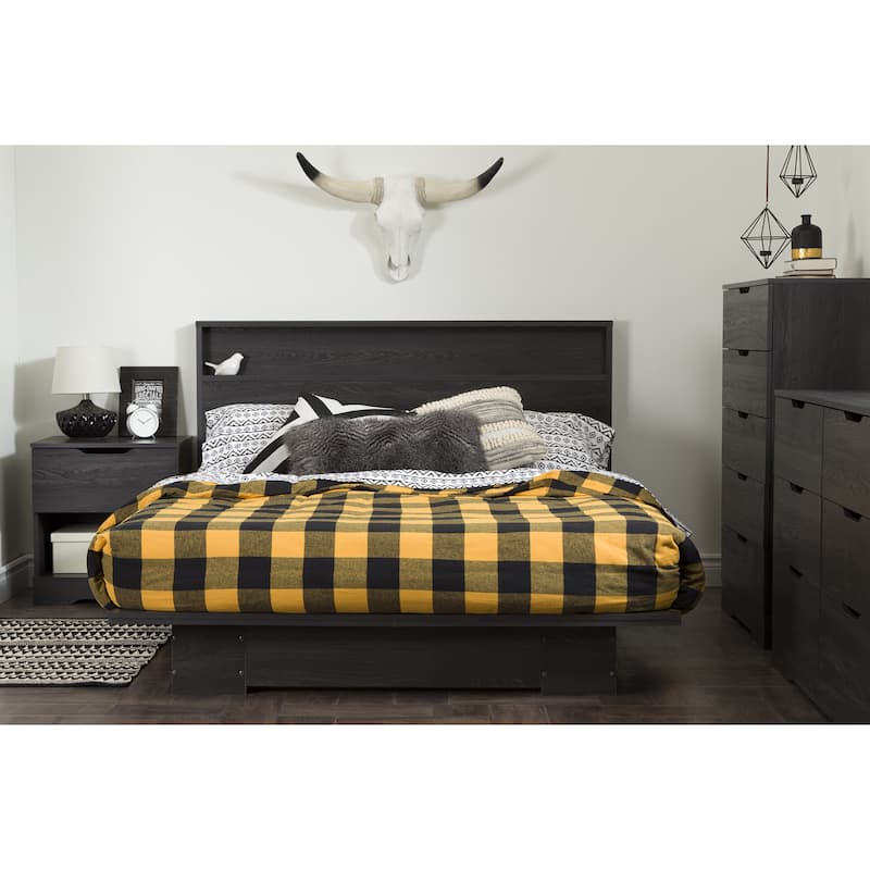 South Shore Holland Platform Bed with drawer
