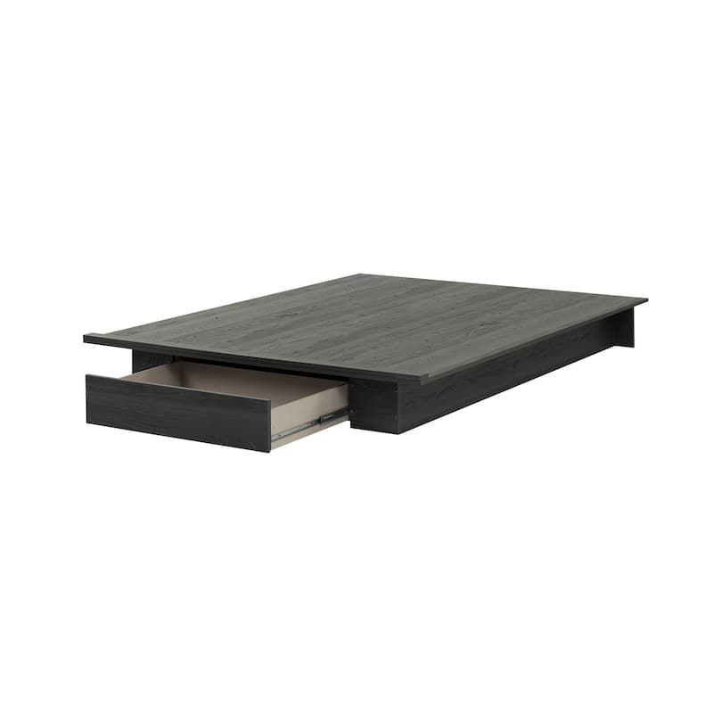 South Shore Holland Platform Bed with drawer