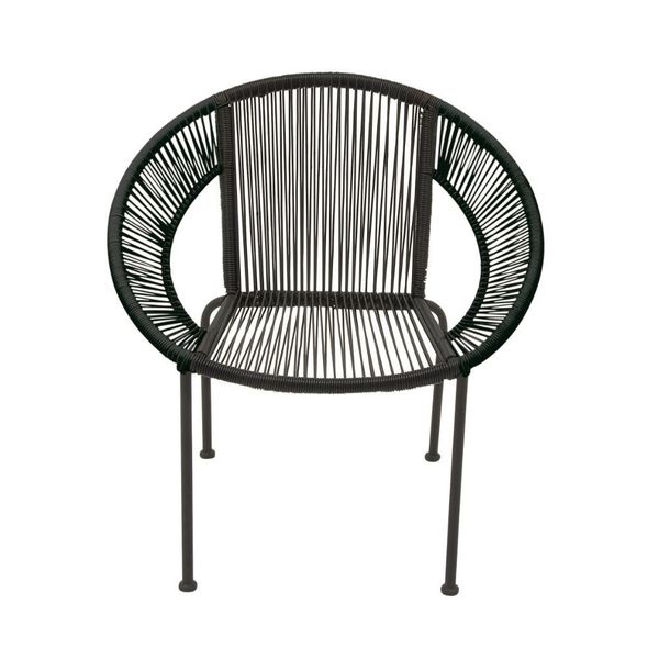 Splendid Metal Plastic Rattan Chair