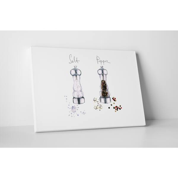 Kitchen Art 'Salt and Pepper' Gallery Wrapped Canvas Wall Art