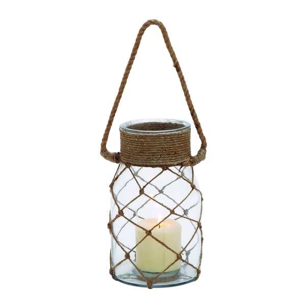 Smart Styled Opaque Glass Rope Candle Lantern