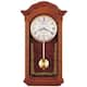 Bulova Baronet Quartz Harmonic Solid Wood Pendulum Analog Wall Clock ...