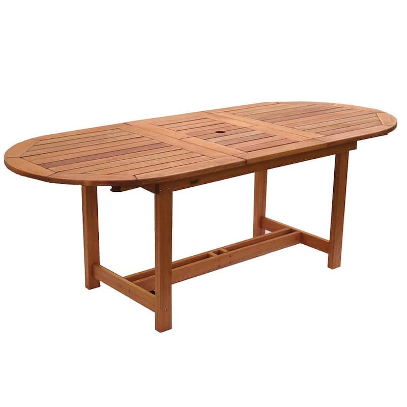 9pc Outdoor Oval Extendable Patio Dining Set - 9 piece