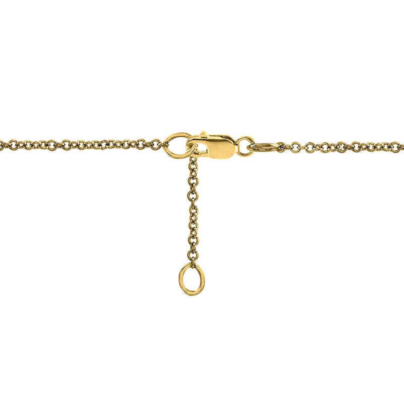 Annello by Kobelli 14k Yellow Gold Floating Heart Certified 3/4ct Diamond Solitaire Necklace
