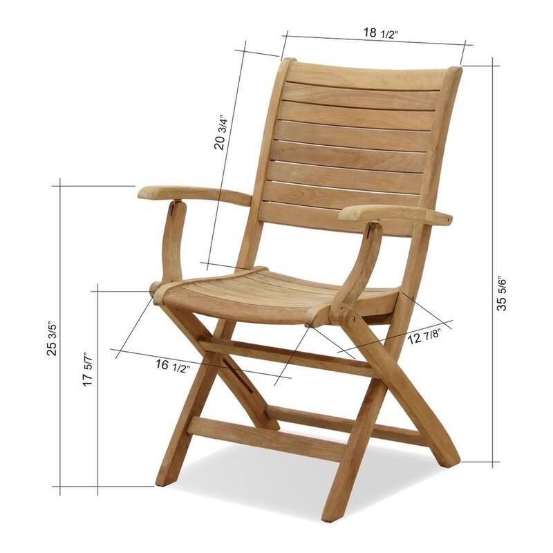 Amazonia Teak Bordeaux 9-piece Rectangular Patio Dining Set - 9 Piece