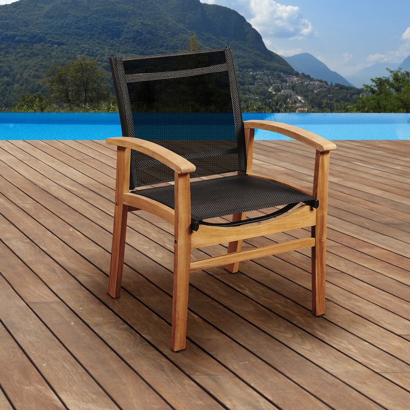 Amazonia Luna 7-piece Teak Rectangular Patio Dining Set - 7 Piece