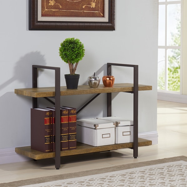 Danya B Two Level Rustic Shelving Unit   18746749  