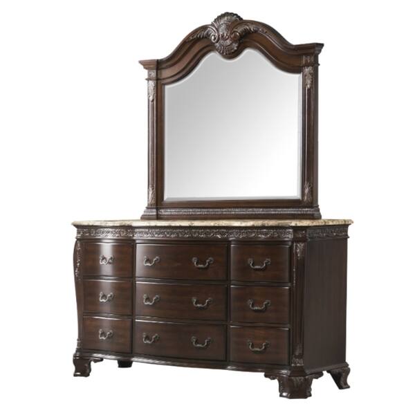 Picket House Furnishings Victoria Marble Top Dresser & Mirror Set Bed Bath & Beyond 11844174