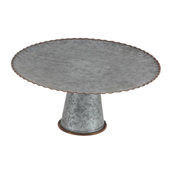 Shop Galvanized Cake Stand Set In Assorted Sizes Set Of 3