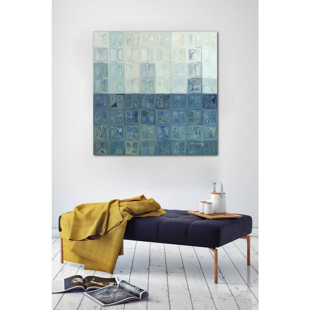 Mark Lawrence 'Tile Art #6, 2015.' Giclee Stretched Canvas Wall Art