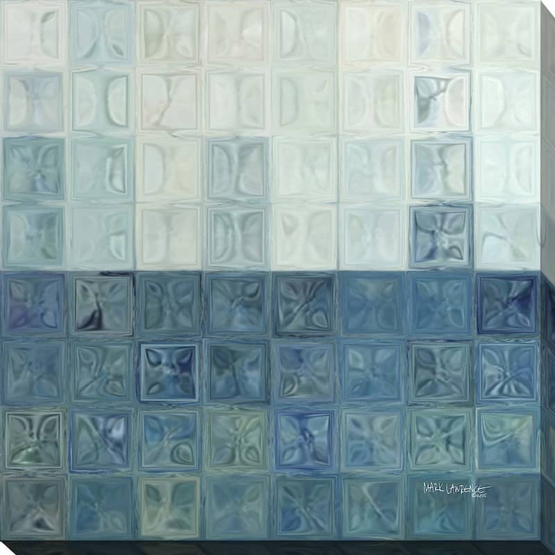 Mark Lawrence 'Tile Art #6, 2015.' Giclee Stretched Canvas Wall Art
