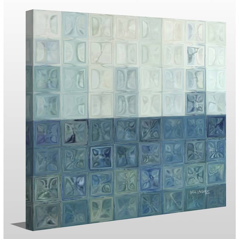 Mark Lawrence 'Tile Art #6, 2015.' Giclee Stretched Canvas Wall Art