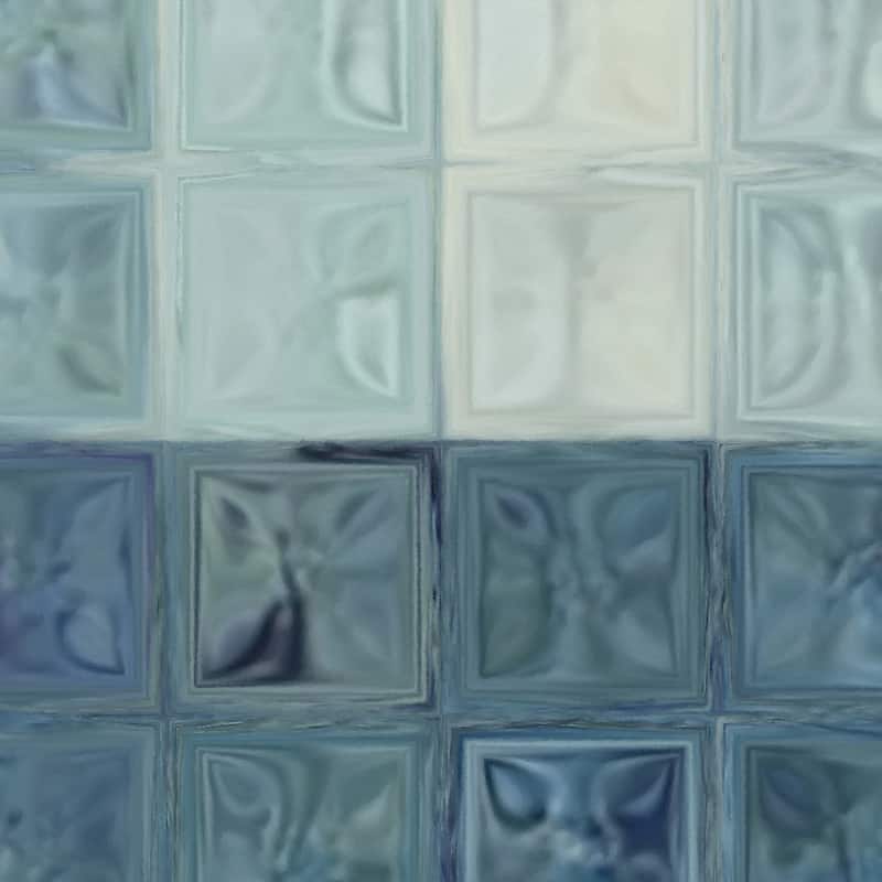 Mark Lawrence 'Tile Art #6, 2015.' Giclee Stretched Canvas Wall Art