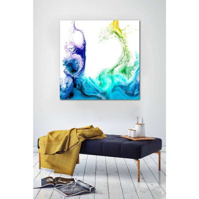 Mark Lawrence 'Fountain Of The Water Of Life. Revelation 21:6' Giclee Stretched Canvas Wall Art