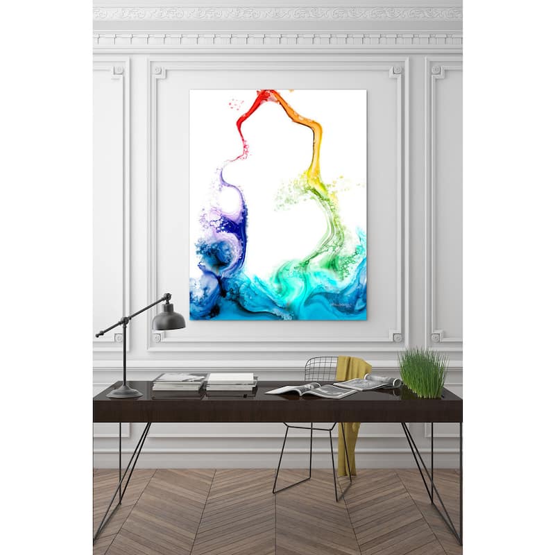 Mark Lawrence 'Fountain Of The Water Of Life. Revelation 21:6' Giclee Stretched Canvas Wall Art