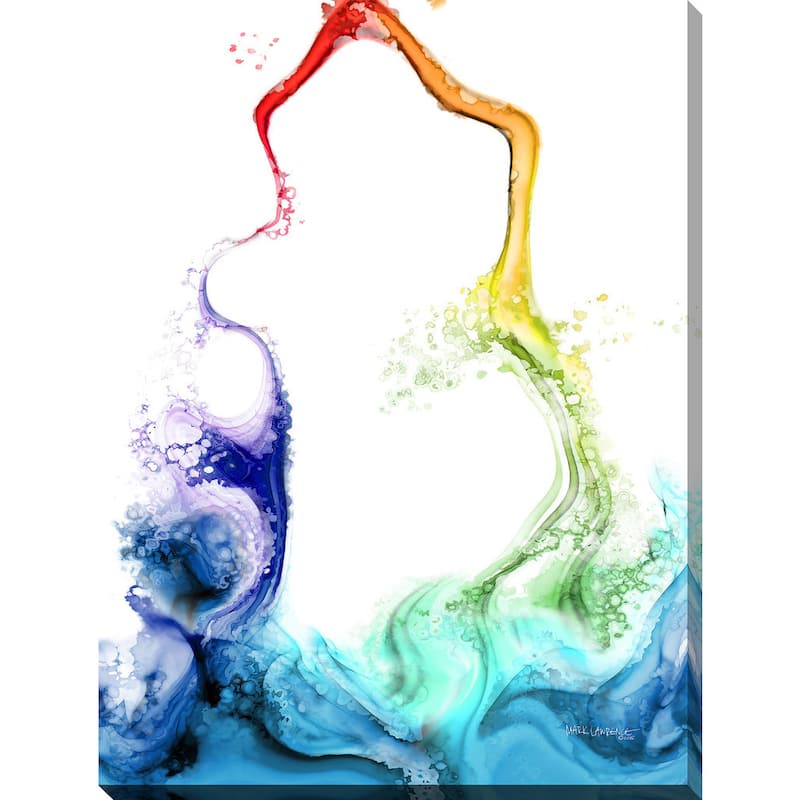 Mark Lawrence 'Fountain Of The Water Of Life. Revelation 21:6' Giclee Stretched Canvas Wall Art